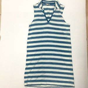 Jane and Delancey Tank Top dress blue/white small